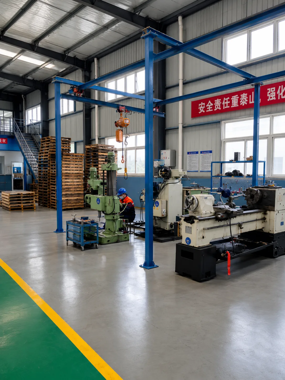 Roller and pulley production equipment