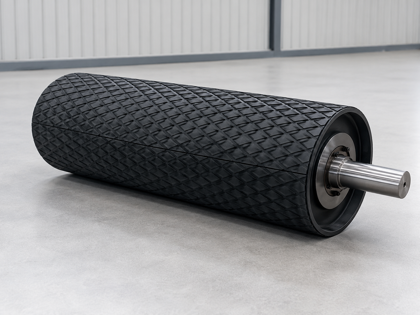 Rubber Lagged Conveyor Pulley
