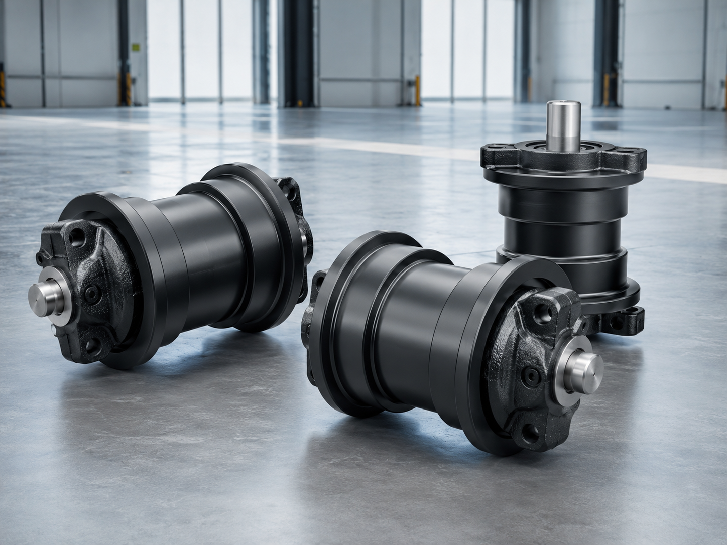 Crawler track roller assemblies